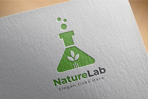 Nature Lab Logo in Logo Templates - product preview 4