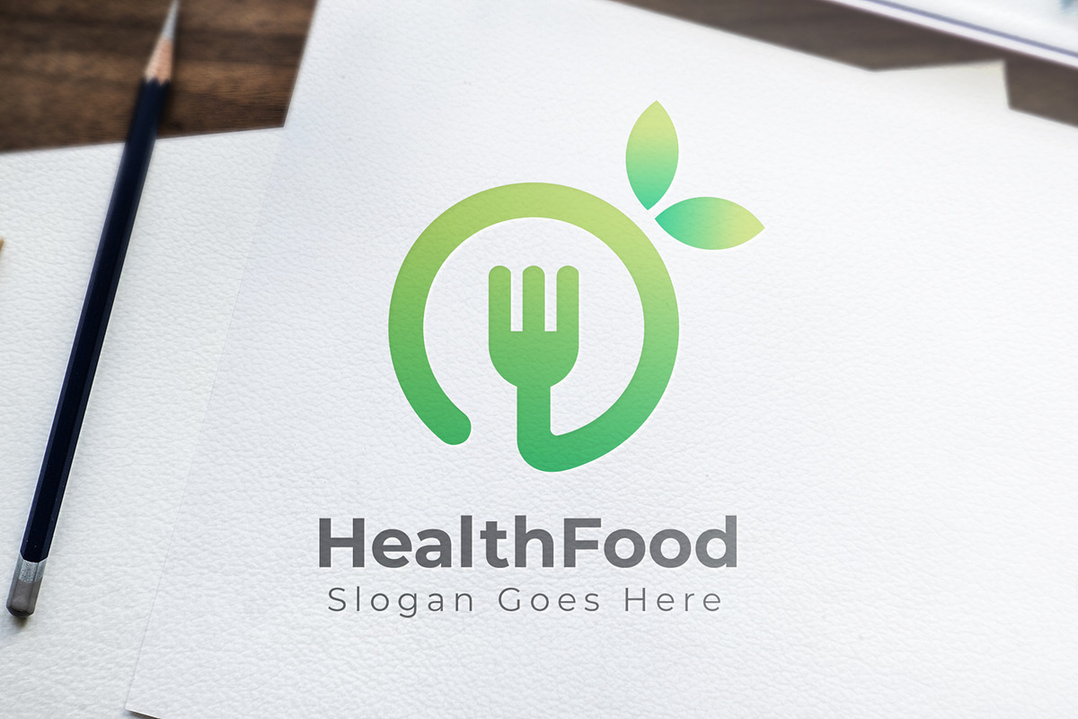 Health Food Logo in Logo Templates - product preview 8