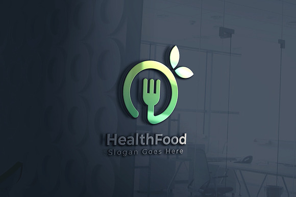 Health Food Logo in Logo Templates - product preview 3