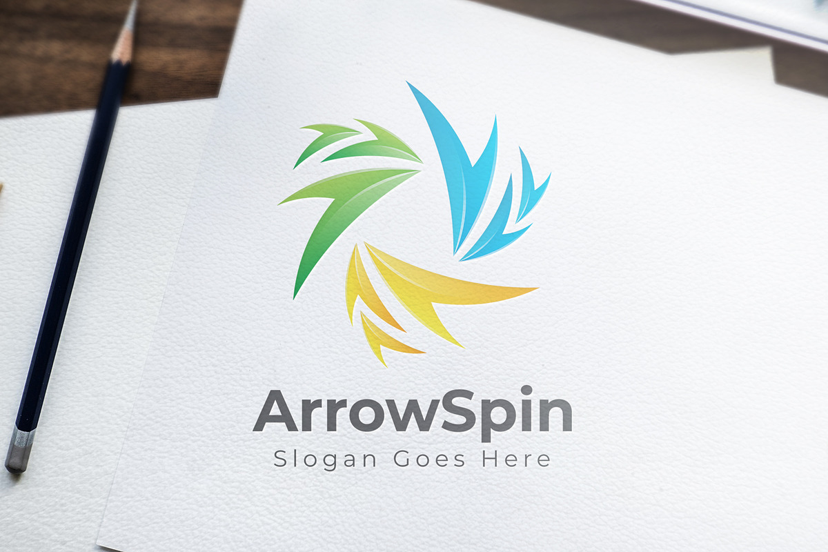 ArrowSpin Logo in Logo Templates - product preview 8