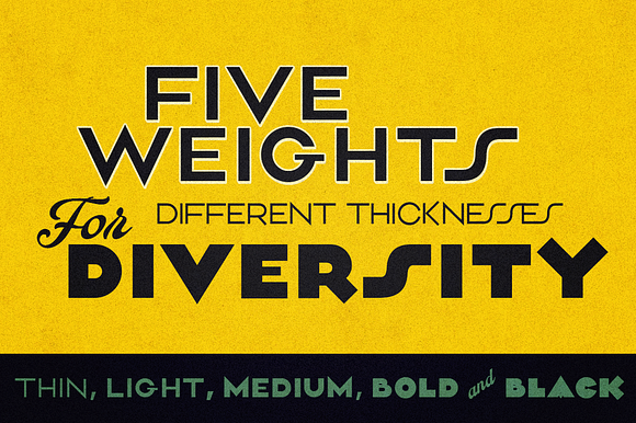 Aliment - Five Weight Font! in Sans-Serif Fonts - product preview 2