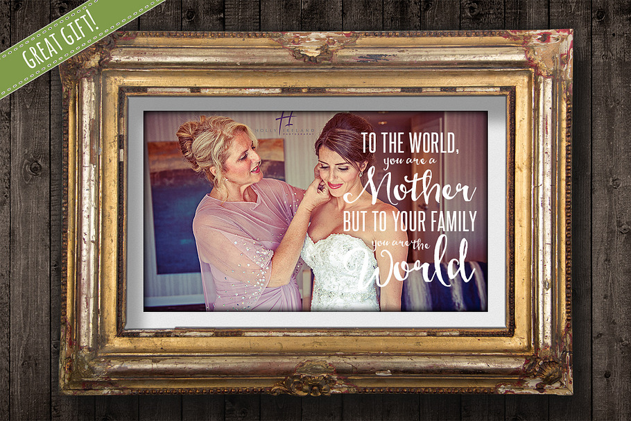 Mother Quote Overlay for Photos PNG