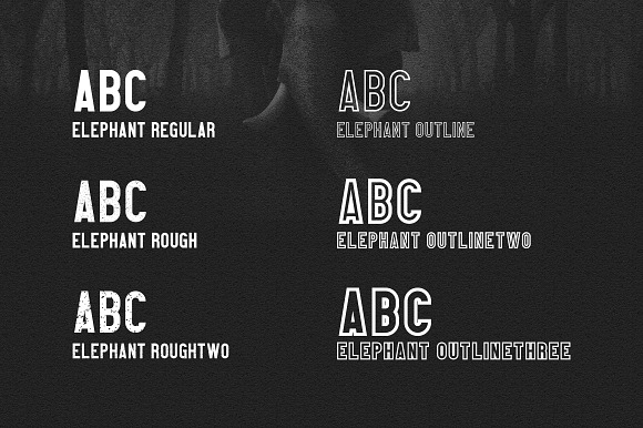 Elephant Font Family -50% in Sans-Serif Fonts - product preview 1