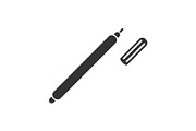 Marker pen glyph icon