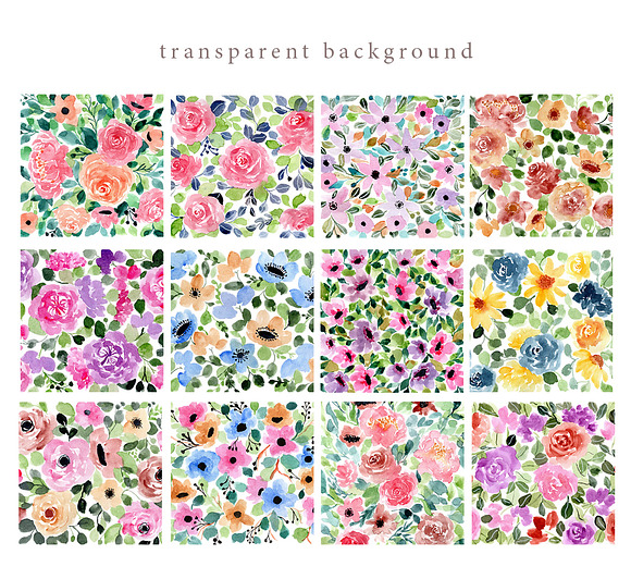 Floral Watercolor Graphic Bundle in Illustrations - product preview 2