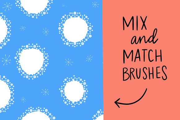 Procreate Pattern Brush Set in Photoshop Brushes - product preview 9