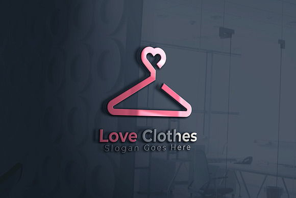 Love Clothes Logo in Logo Templates - product preview 3