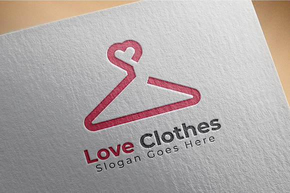 Love Clothes Logo in Logo Templates - product preview 4