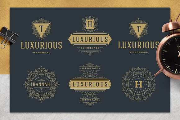 36 Luxury Ornament Logos in Logo Templates - product preview 1