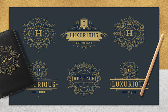 36 Luxury Ornament Logos in Logo Templates - product preview 4