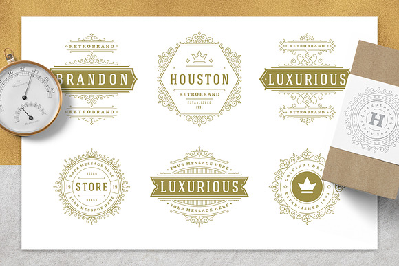 36 Luxury Ornament Logos in Logo Templates - product preview 6