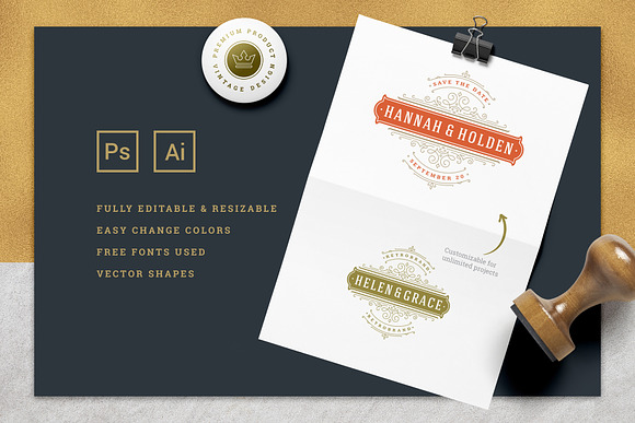 36 Luxury Ornament Logos in Logo Templates - product preview 7