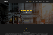 Bruno - One-Page Business Template