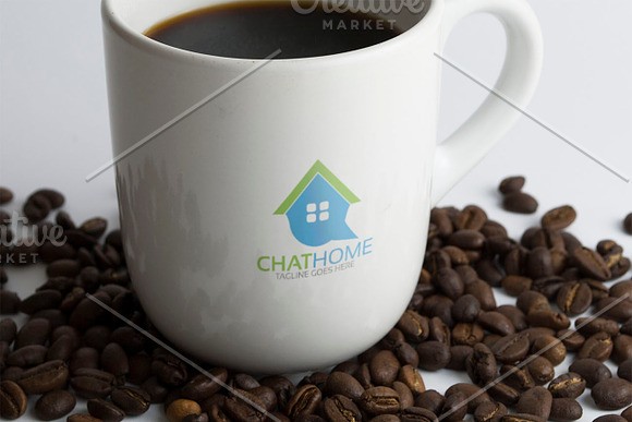 Home Chat Logo in Logo Templates - product preview 1