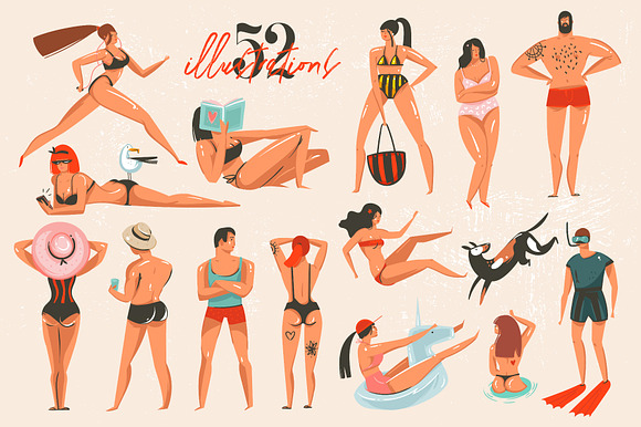 On The Beach in Illustrations - product preview 1