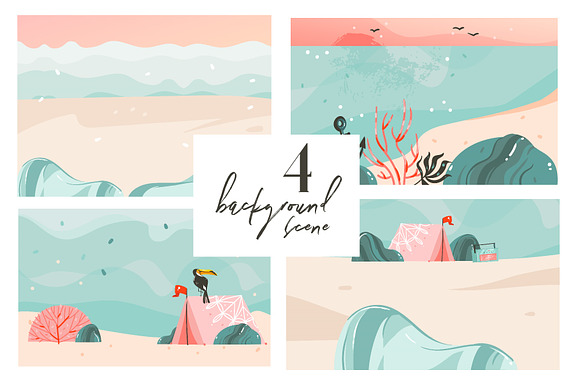 On The Beach in Illustrations - product preview 4
