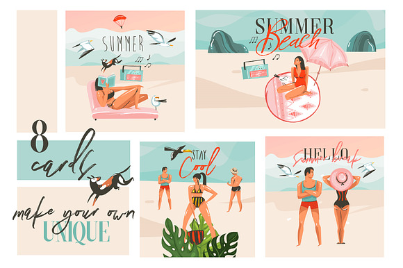 On The Beach in Illustrations - product preview 5