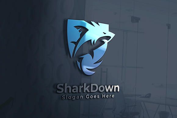 Shark Logo in Logo Templates - product preview 3