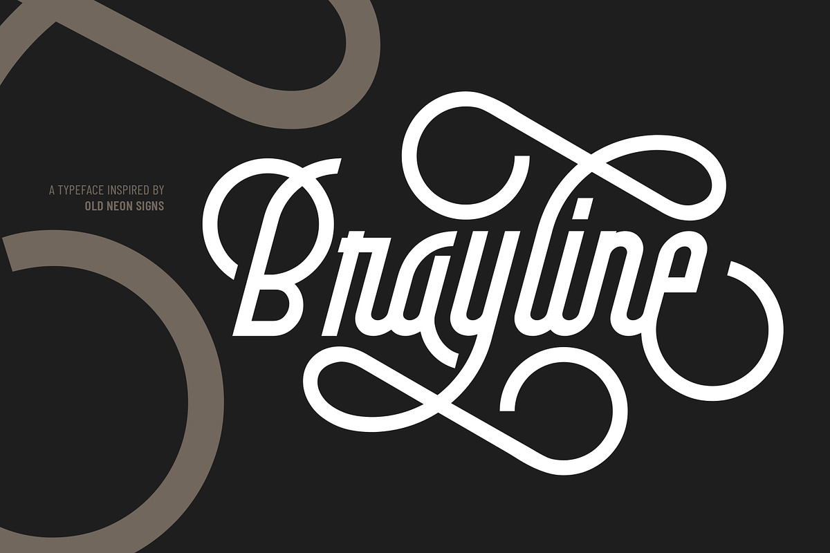 Brayline in Display Fonts - product preview 8