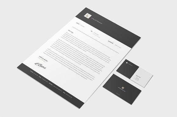 Lynx Stationery Set in Stationery Templates - product preview 2