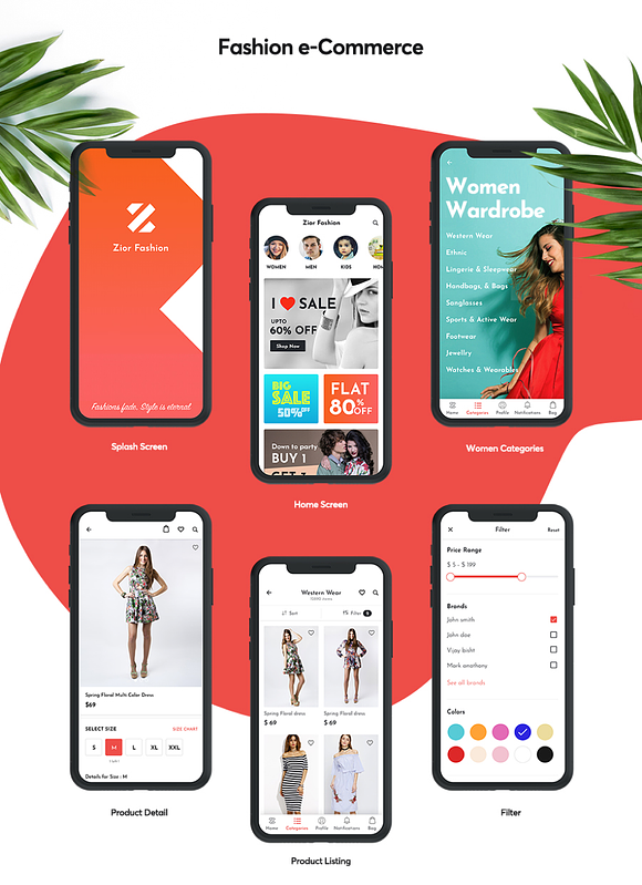 5 Multi Categories Mobile App UI KIT in UI Kits and Libraries - product preview 3