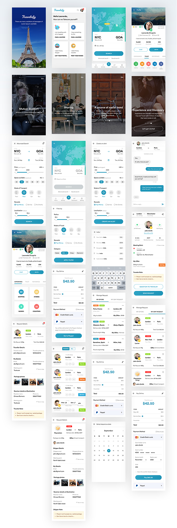 5 Multi Categories Mobile App UI KIT in UI Kits and Libraries - product preview 7