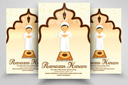 Ramadan kareem Salaat Flyer Template