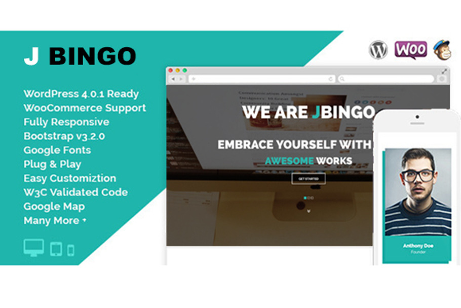 J Bingo Multipurpose Business Theme in WordPress Business Themes - product preview 8