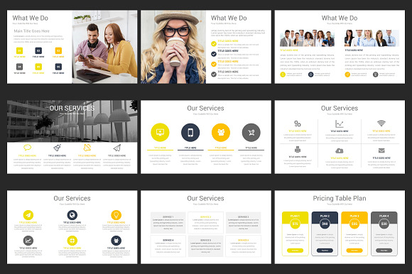 Simple PowerPoint Template in PowerPoint Templates - product preview 5