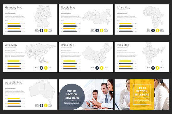 Simple PowerPoint Template in PowerPoint Templates - product preview 13