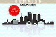 Tulsa City SVG Oklahoma Vector