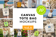 Canvas Tote Bag Mockups Pack Vol. 3