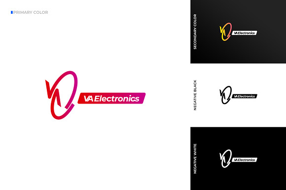 VA Electronics in Logo Templates - product preview 3