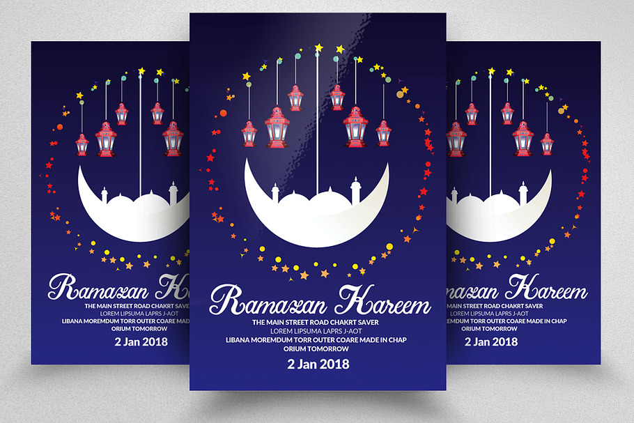 Ramadan Fast Iftaar Flyer Templates in Flyer Templates - product preview 8
