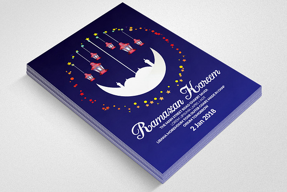Ramadan Fast Iftaar Flyer Templates in Flyer Templates - product preview 1