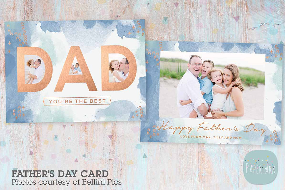 AJ002 Father's Day Card in Flyer Templates - product preview 8