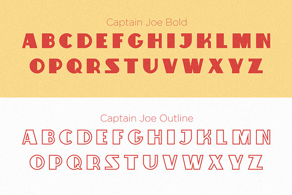 Captain Joe The Modern Art Deco Font in Display Fonts - product preview 1
