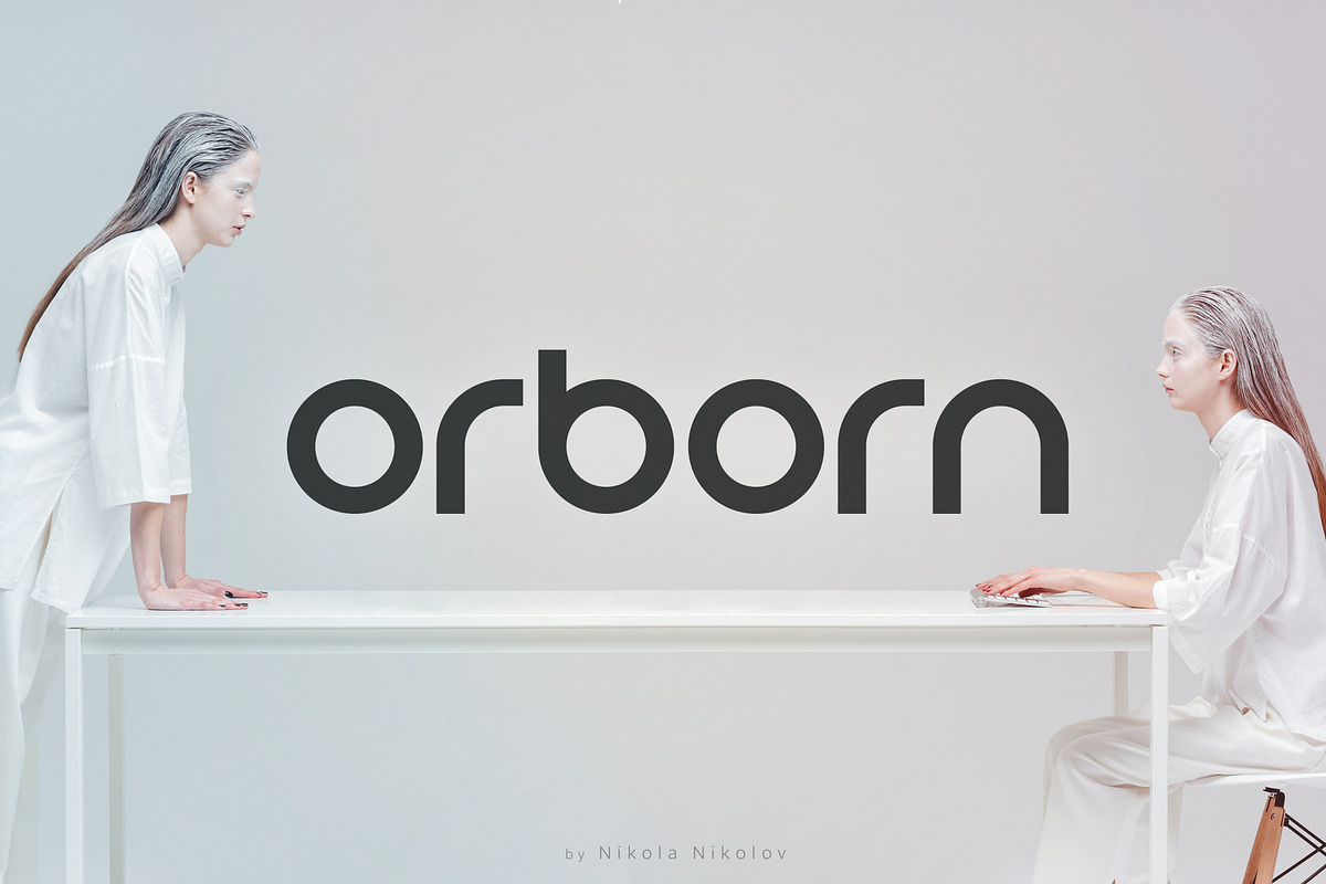 Orborn - Round Futuristic Font in Display Fonts - product preview 8