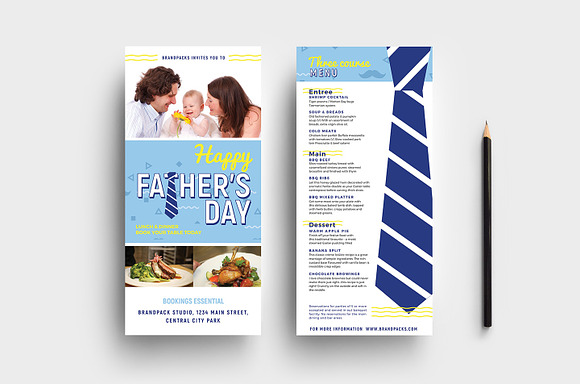 Fathers Day Poster / Flyer Templates in Flyer Templates - product preview 3