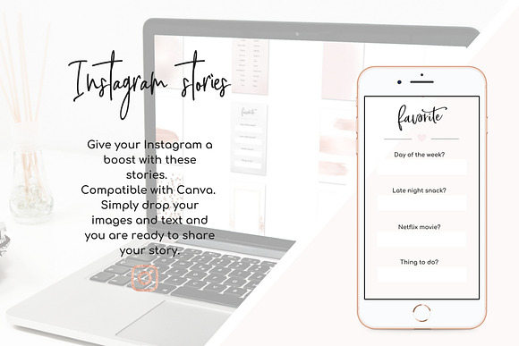 Instagram story collection roségold in Instagram Templates - product preview 5