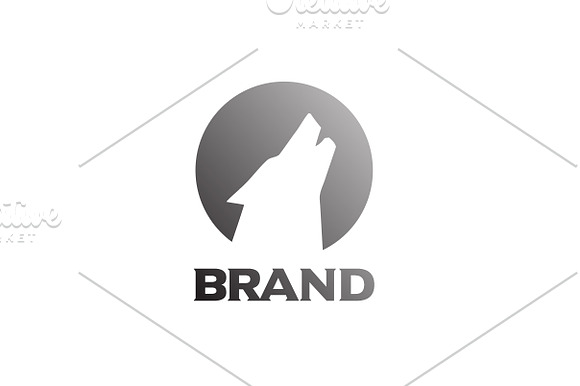 Modern Wolf Logo - Vector & Mock-Up in Logo Templates - product preview 3