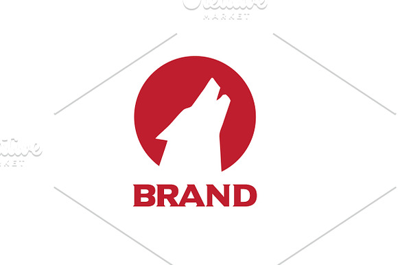 Modern Wolf Logo - Vector & Mock-Up in Logo Templates - product preview 4