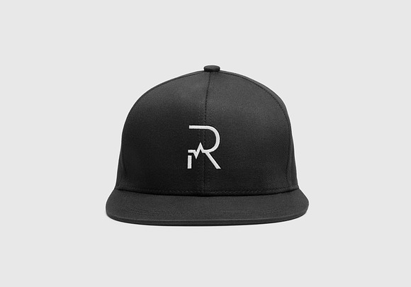 R logo with heartbeat in Logo Templates - product preview 4