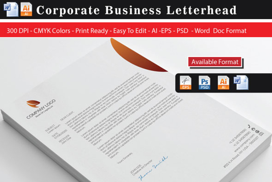 Letterhead With Word