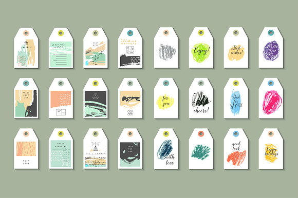 Gift Tags Collection in Illustrations - product preview 2