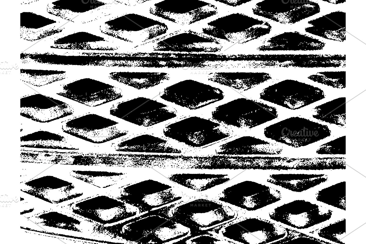 Distressed overlay texture of rusted peeled metal. grunge background. abstract halftone vector illustration in Textures - product preview 8