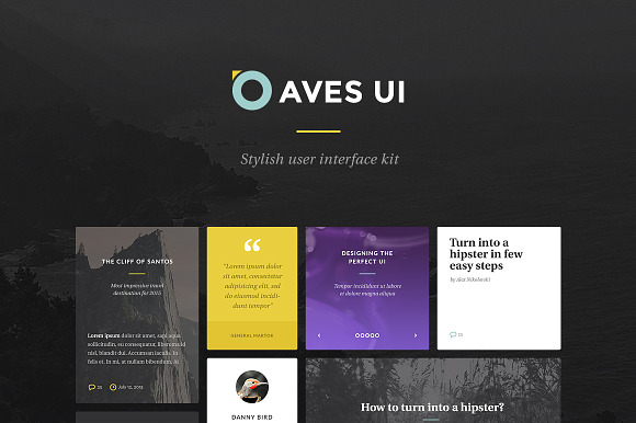 Aves UI Kit in UI Kits and Libraries - product preview 3