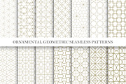Seamless ornamental vector patterns
