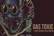 Gas Toxic Illustration