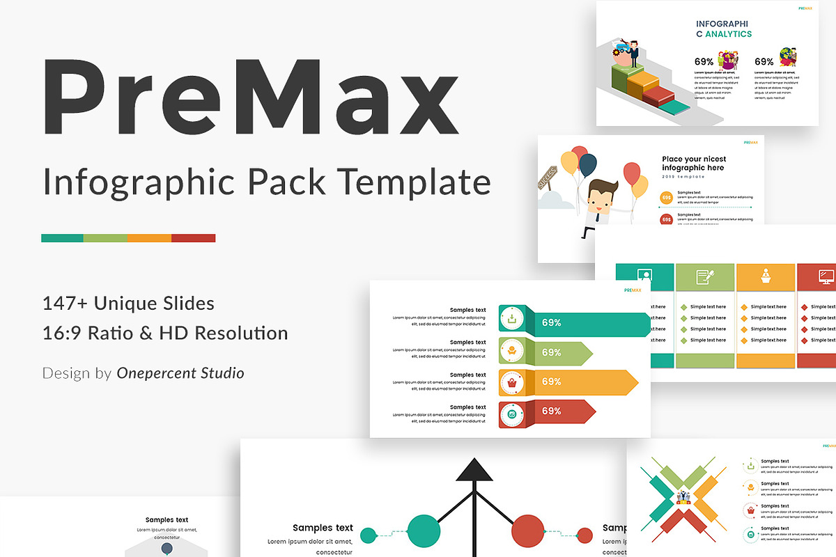 Premax Infographic Pack Keynote  in Keynote Templates - product preview 8